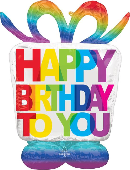 Produktbild Anagram AirLoonz Birthday Present Folienballon P71 verpack (3 x)