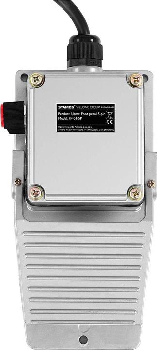 Actual product image Stamos 5-Pin Foot Pedal - for TIG welding machines