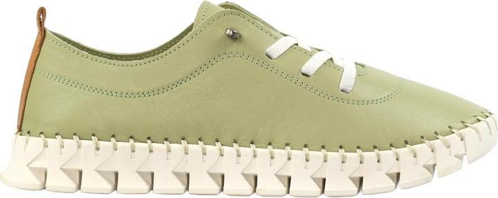 Actual product image Lunar Womens/Ladies St Austell Leather Plimsolls (38)