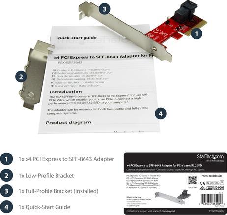 Produktbild StarTech U.2 2.5" NVME SSD ADAPTER