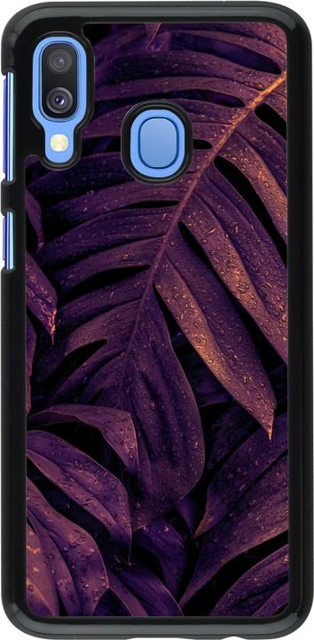 Actual product image PhoneLook Purple Light Leaves Cover (Samsung Galaxy A40)