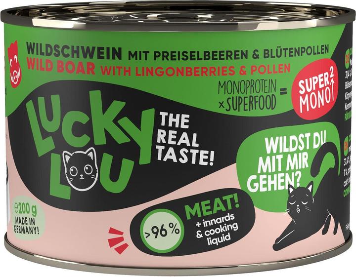 Actual product image Lucky Lou Cat wet food (Adult, 1 pcs., 238 g)