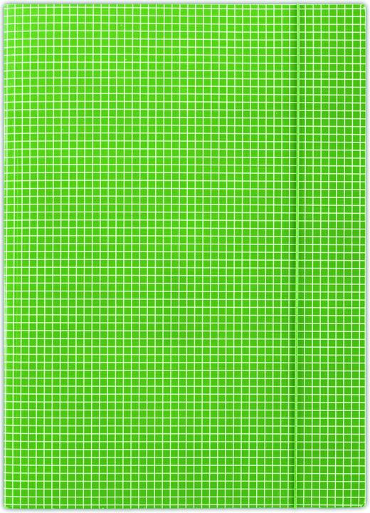 Produktbild Donau Sammelmappe, karton, a4, 400g/m2, 3 klappen, grün, kariert (1 x)