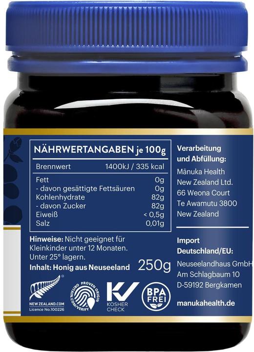Produktbild Manuka Health MGO 850+ Manuka Honig (250 g)