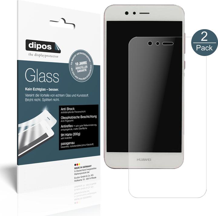 Produktbild Dipos Displayschutz Anti-Shock (2 Stück, Huawei Nova 2 Plus)