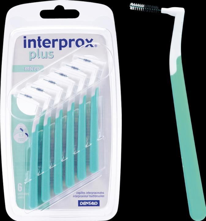 Produktbild Dentaid interprox plus micro grün Interdentalbürste, 6 St ZBU (6 x, 2.40 mm)