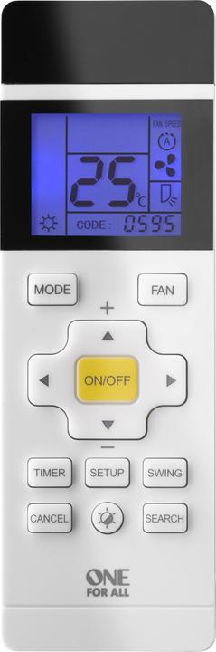 One for All Urc 1035 (Universal remote control, Infrared)