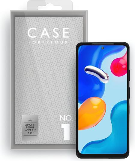 Immagine prodotto Case FortyFour Copertina morbida No.1 nera (Xiaomi Redmi Note 11S, Xiaomi Redmi Note 11)