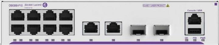 Actual product image Alcatel PoE+ Switch OS6360-P10 10 Port (10 ports)