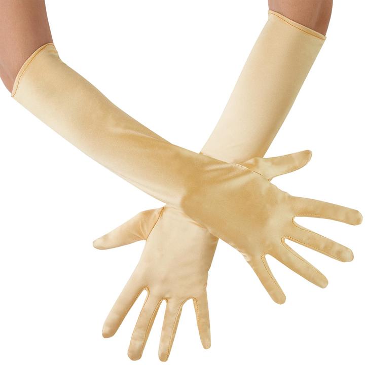 Actual product image tectake Long Satin Gloves