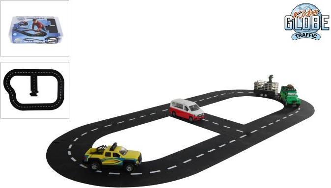 Produktbild Van Manen Veenendaal Kids Globe Autobahn Strassenteilungs Puzzle 18 Teile 307,5cm (18 Teile)