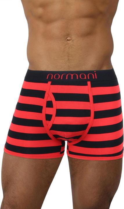 Image du produit Normani 6 boxers rétro en coton avec ouverture (S, paquet de 6)