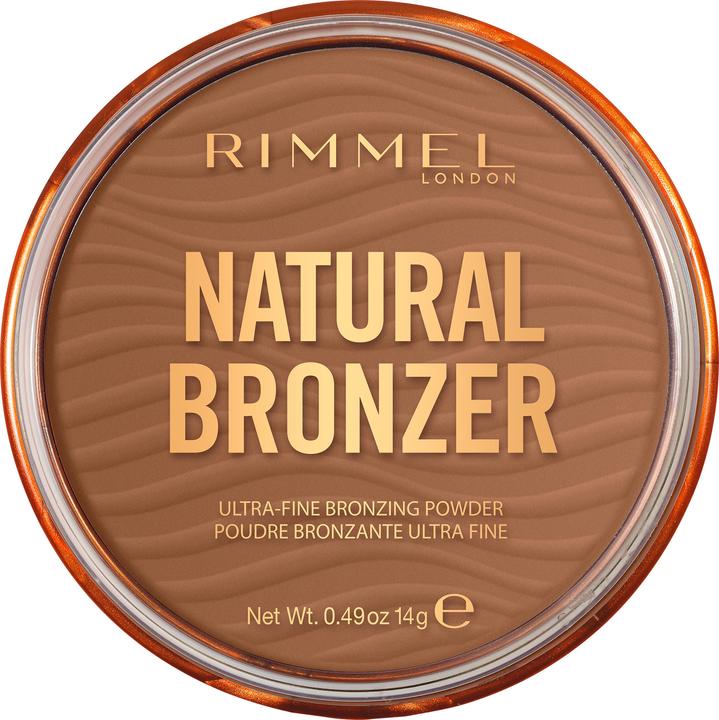Image du produit Rimmel London Rimmel Natural Bronzer, 14 g, poudre, visage, Sunset, palette, bronzage (003 Coucher de soleil, Contour, 14 g)