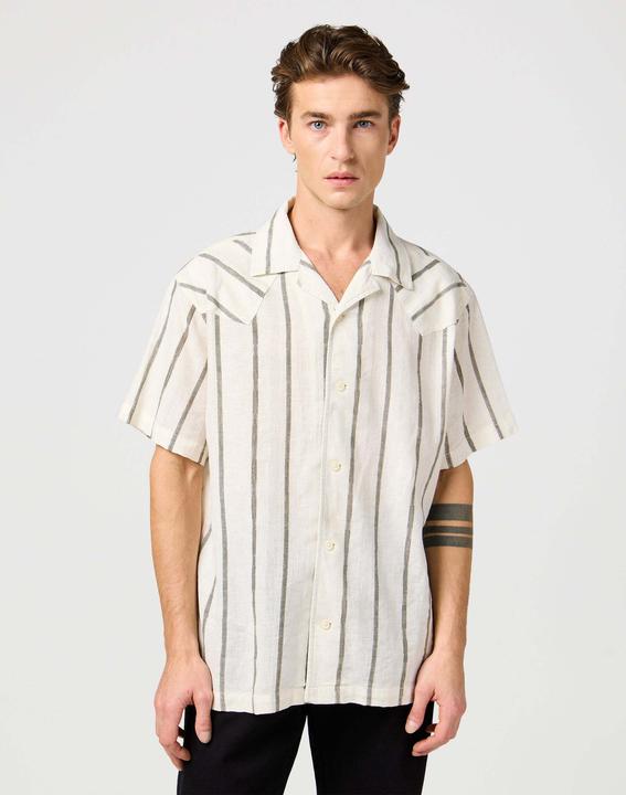 Actual product image Wrangler Leinenhemd Ss W Resort Shirt (M)