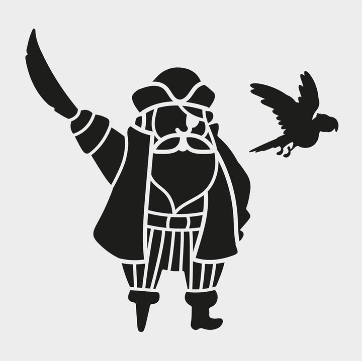 Actual product image Aladine Stencils Pirates (MQ6)