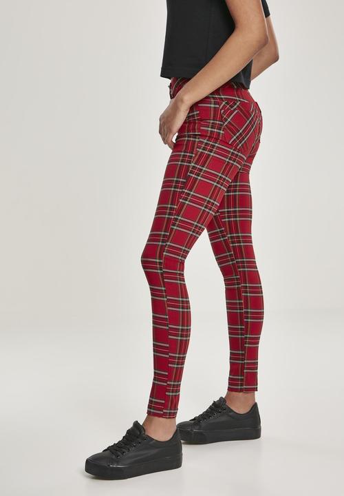 Produktbild Urban Classics Ladies Skinny Tartan Pants (27)