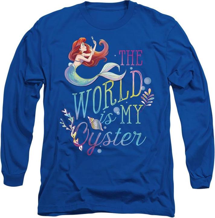 Actual product image The Little Mermaid Unisex Adult World Is My Oyster T-Shirt (S)