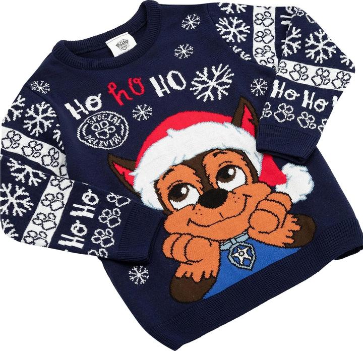 Produktbild Paw Patrol Pullover weihnachtliches Design (110)