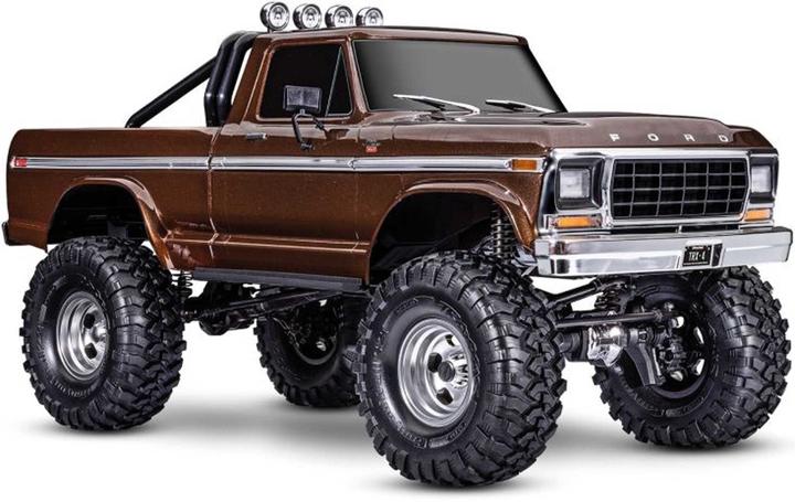 Image du produit Traxxas TRX-4 79 Ford F150 High-Trail Electro Brushed Crawler 4WD 1:10 RTR Marron (RTR Prêt à fonctionner)