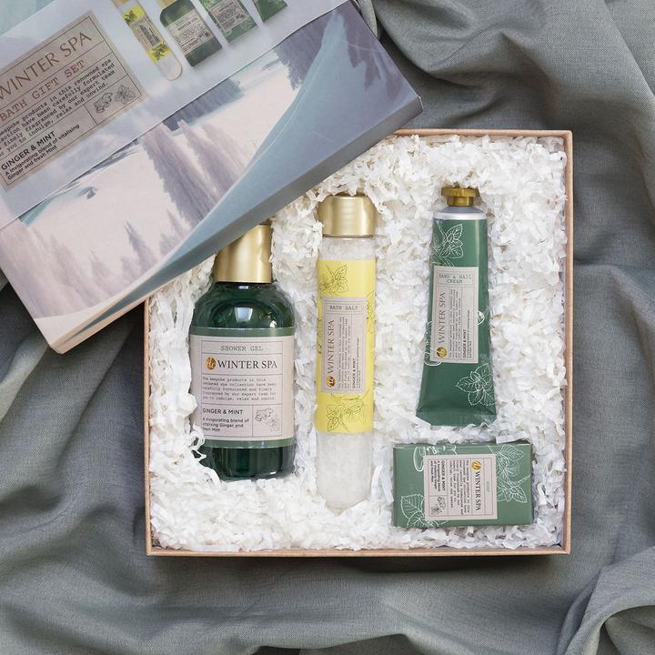 Image du produit Accentra Set de soins WINTER SPA en coffret cadeau, parfum : Ginger & Mint (Set soin capillaire)