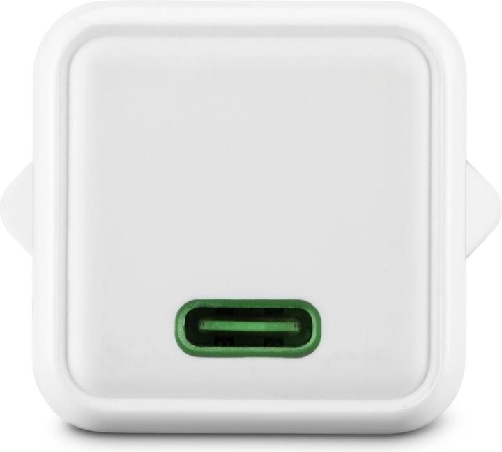 Actual product image Hama Fast charger, USB-C, PD/Qualcomm®, super mini charger, 20 W, white (20 W)