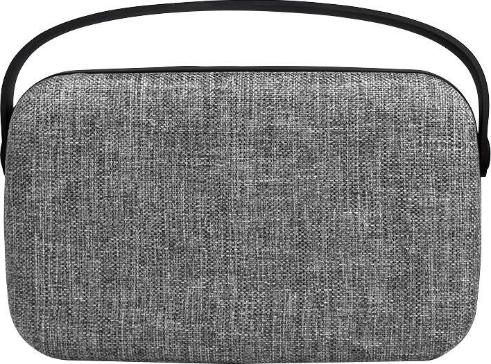 Actual product image LogiLink Typhoon Speaker, portable, Xlarge, BT 4.2, fabric covering, blacksilver (4 h, Battery operated)