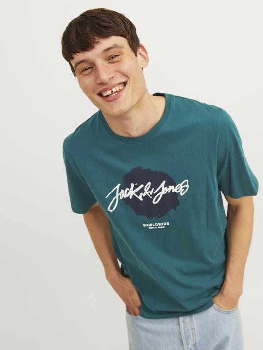 Immagine prodotto Jack & Jones Maglietta con logo a girocollo (XS)