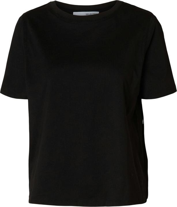Selected Femme 100% Baumwoll T-Shirt mit Rundhalsausschnitt