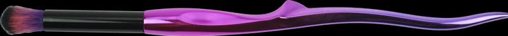 Lidschattenpinsel "Pink/ Schwarz", feines Synthetik- Haar (Concealer)