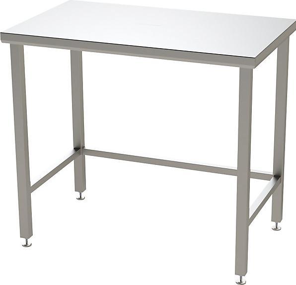 Image du produit kaiserkraft Table pour salle blanche avec plan de travail lisse (100 cm, 60 cm)