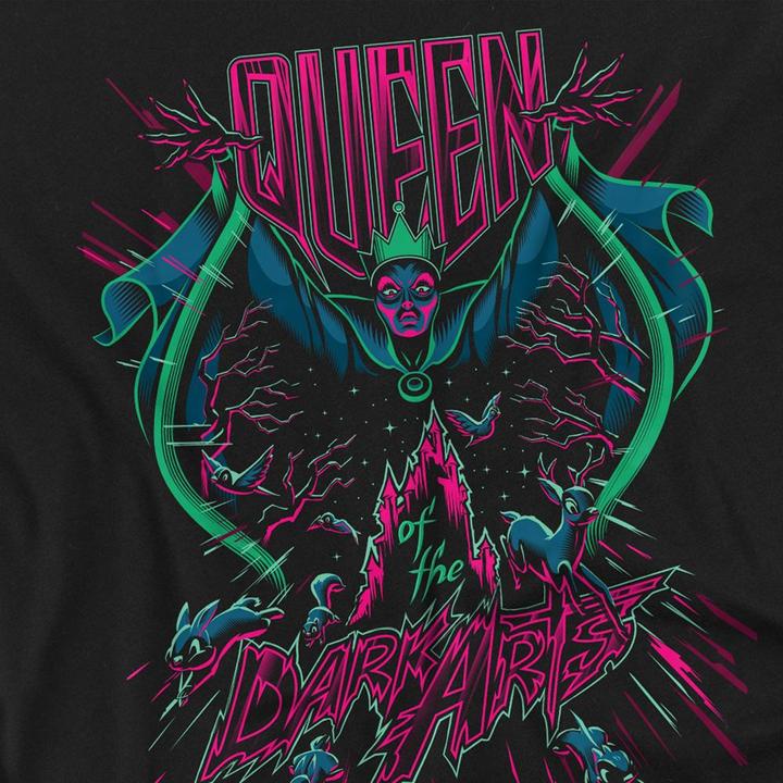 Actual product image Disney Villains Unisex Adult Queen Of The Dark Arts T-Shirt (M)