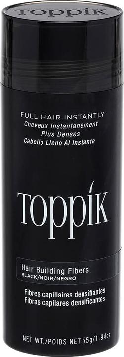 Toppik Hair Building Fibers - Black 55 gr (Schwarz)