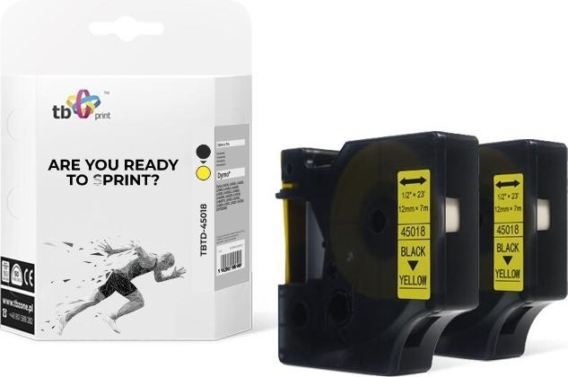 Actual product image Label TBP TBTD-45018.