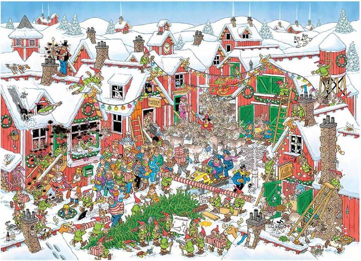 Image du produit Jan van Haasteren Village du Père Noël (1000 pièces)