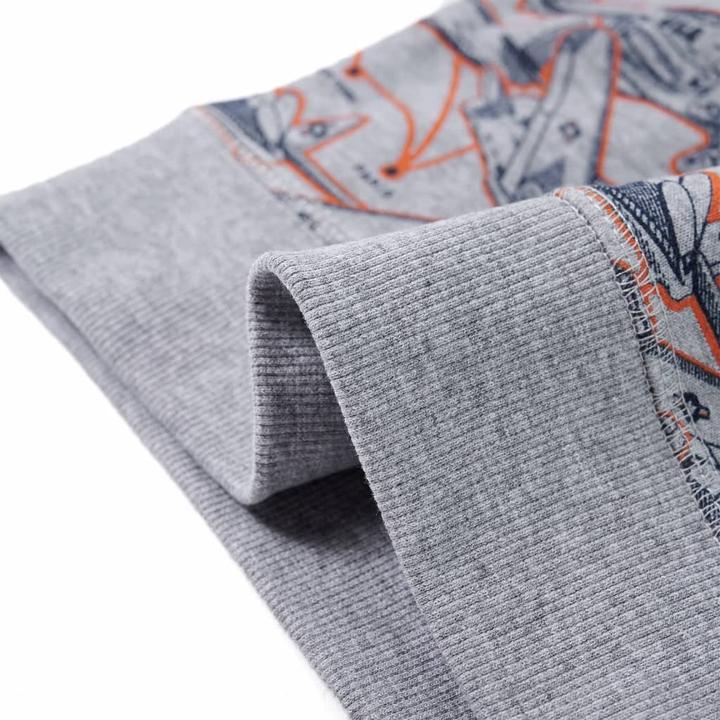 Actual product image VidaXL Children's sweatshirt grey melange 140,Material: 85 % cotton (140)