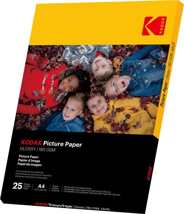 Immagine prodotto Kodak Carta fotografica (180 g/m², A4, 25 x)