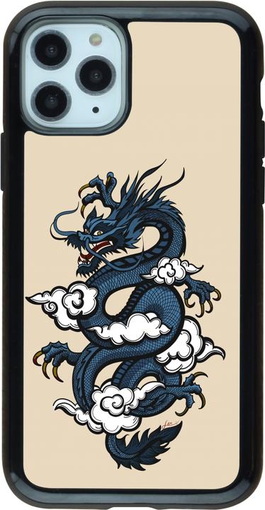 Actual product image PhoneLook Cover Hybrid Armor black Blue Dragon Tattoo (Apple iPhone 11 Pro)