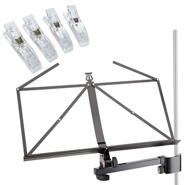 Actual product image K&M 11505 Music holder with 4 music clips