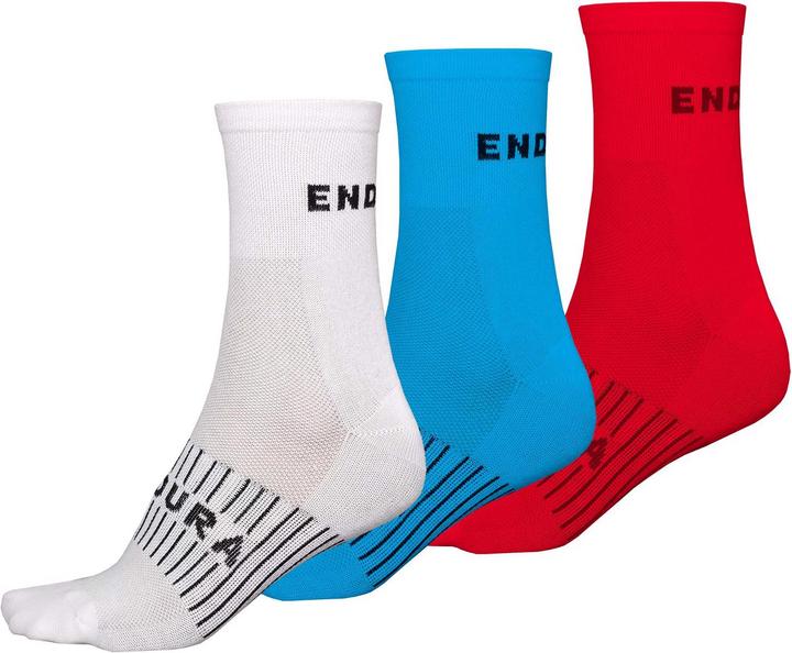 Produktbild Endura Coolmax® Race Socken (Dreierpack) (L/XL)
