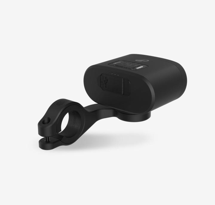 Actual product image Decathlon Fahrradbeleuchtung Set Front-/Rücklicht ST930 USB Bremssensor (400 lm, 15 lm)