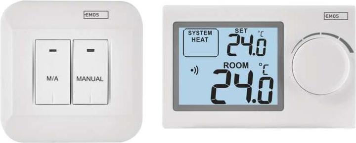 Actual product image Emos Room manual wireless thermostat P5614