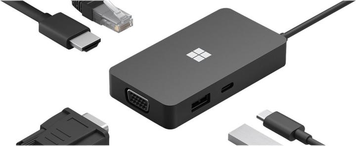 Immagine prodotto Microsoft Hub di viaggio di superficie (USB-C, 5 Porti)