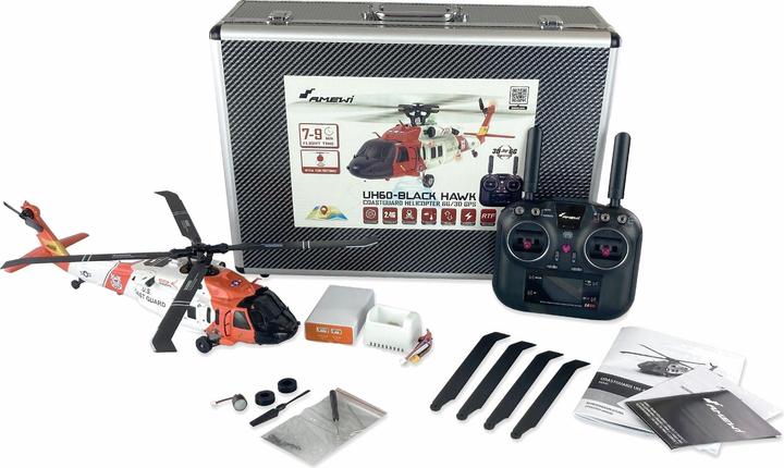 Image du produit Amewi UH60 Black Hawk Coastguard 6 voies