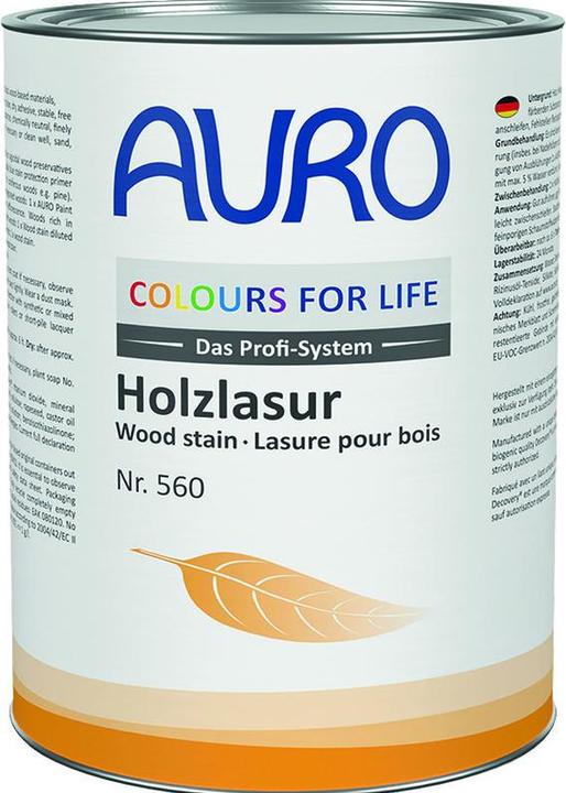Produktbild AURO Holzlasur 560 (Farblos, Transparent, 0.75 l)