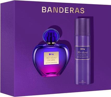 Immagine prodotto Antonio Banderas Banderas Perfumes Her Secret Desire Set regalo per donna Fragranza floreale e fruttata Vaniglia e (Set profumo)