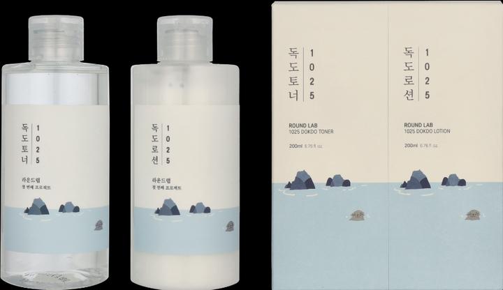 Actual product image Round Lab Dokdo Toner 200ml and Dokdo Lotion 200ml (400 ml)
