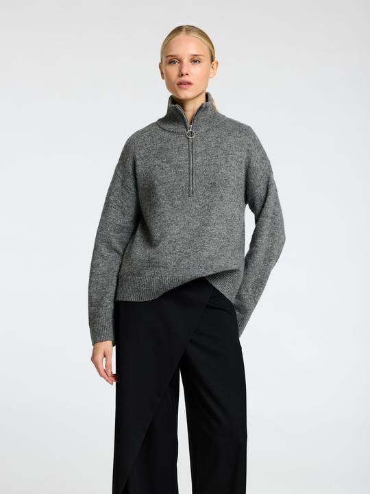 Actual product image Selected Femme Knitted half-zip jumper (XL)