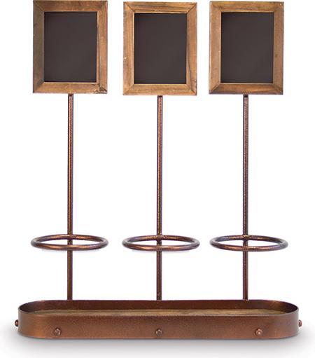 Produktbild Frabosk Securit WB-WR-3 Wandtafel und Zubehör Schwarz, Braun, Melamin Holz, Metall, Harz, Holz
