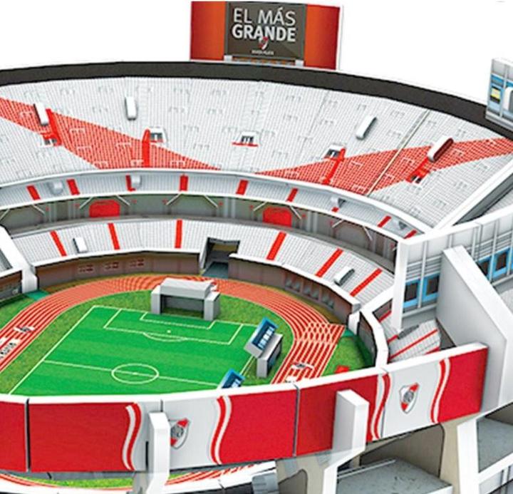 Actual product image Nanostad River Plate El Monumental Stadium 3D Puzzle (143 pieces)