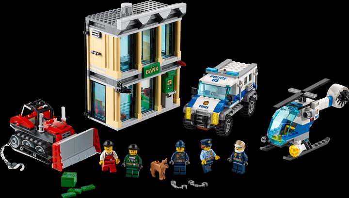 Immagine prodotto LEGO Rapina in banca in città (60140, LEGO City)
